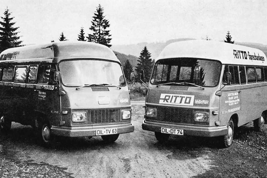 From 1970 onwards, demonstration cars rolled along Europe's roads.