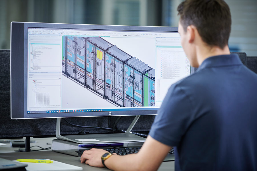 Engineering: All the machines at Althaus AG process data from Eplan Pro Panel, a software package for threedimensional construction planning in panel building and switchgear.